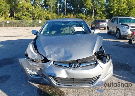 2014 Hyundai Elantra Se z USA, uszkodzony, nr VIN KMHDH4AE9EU126817